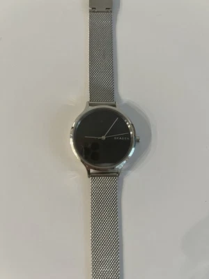 RELOJ SKAGEN ANITA ESFERA MÁRMOL NEGRO MALLA ACERO INOXIDABLE DAMAS SKW2673 NUEVO Foto 1 de 4