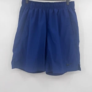 Pantalones Cortos Nike Hombres Medianos Azul Dri Fit Entrenamiento Sin Forro Ligeros Entrenamiento DEFECTUOSOS - Imagen 1 de 13