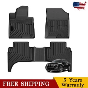 Floor Mat Liners For Hyundai Santa Cruz 2022 2023 2024 All Weather TPE - Imagen 1 de 7