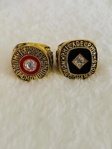 Philadelphia 76ers Championship Ring Set, 🇺🇸 SHIP 1967/83 - Picture 1 of 3