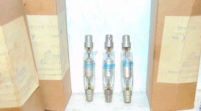 3 NOS NUEVO EN CAJA CONDENSADORES DE VACÍO DE VIDRIO FIJO JENNINGS Y-3 *3 pf, pico de 17 KV *NUEVO* Foto 1 de 2