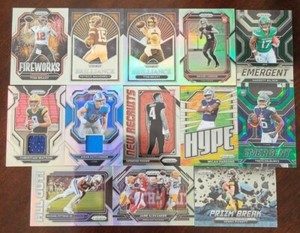 2022 Prizm Football INSERTS with Prizms and Rookies You Pick the Card