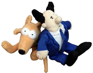 LOTTO 2 PEZZI PELUCHE GUND DILBERT RATBERT CAPELLI A PUNTA BOSS MAN RAT PELUCHE BAMBOLA GIOCATTOLO - Foto 1 di 17