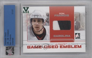 2007 ITG Ultimate Memorabilia 8th Edition Silver 14-15 Vault 1/1 Ron Francis 2a8