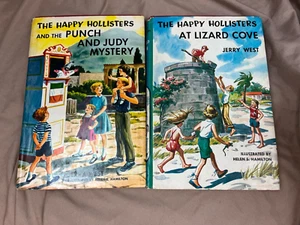 The Happy Hollisters At Lizard Cove Punch Judy Mystery Jerry West 1957 HC - Imagen 1 de 6