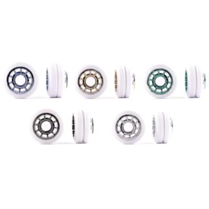Roll-Line Ice Dance Roller Skate Wheels (Set of 8, 61mm. New design) - Picture 1 of 3