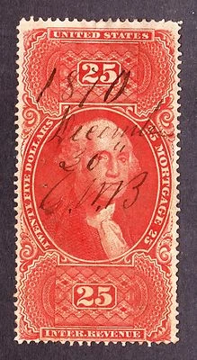 US R100c $25 Mortgage Revenue Used F-VF SCV $250 - Image 1 of 2