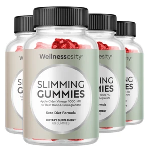 Slimming Gummies - Keto Diet Formula 4 Bottles 240 Gummies - Picture 1 of 6