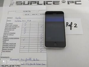 IPHONE 3GS  16 GB - NOIR -  SANS TIROIR SIM - SUPLICE PC - REF 2