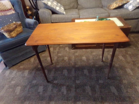 Antique Wood (Solid Oak) Folding Table - Excellent Condition Cover