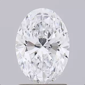 1.50 CT Oval Lab Grown Diamond, D VVS1 - IGI Certified - Picture 1 of 5