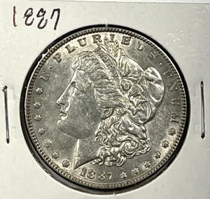 Dollaro Morgan 1887: Extra Fine + XF + - Foto 1 di 2