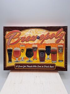 Brewopoly Board Game Beer Monopoly Made In USA New Sealed 