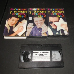 DAN HARLAN'S ULTIMATE IMPROMTU MAGIC VOL 1-2-3 VHS TAPE NEW 2 SEALED - Picture 1 of 3