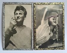 2 Anciennes photos Portraits Homme et Jeune Femme Propagande années 1930-1940