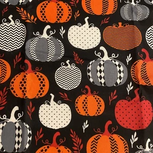 Halloween Pumpkins Cotton Fat Quarter 18”x22” New - Picture 1 of 2