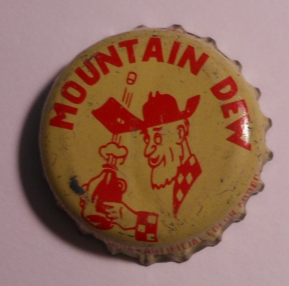 De colección Mountain Dew... corcho... sin usar... tapa de botella de refresco #4 Foto 1 de 1