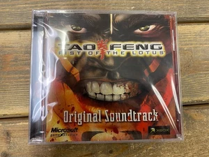 XBOX TAO FENG FIST OF THE OF THE LOTUS Video game Soundtrack CD 2003 - Imagen 1 de 2