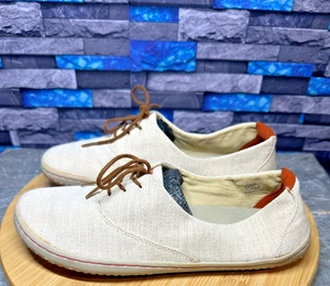Vivobarefoot Tan ECOCanvas Lace-up Shoes Women's Size 9 - Picture 1 of 8