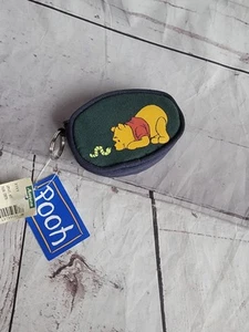 Vintage Disney Winnie the Pooh Zipper Coin Purse Pouch W/tags - Picture 1 of 7