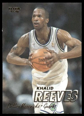 1997-98 Fleer #324 Khalid Reeves Dallas Mavericks Basketball Card - Image 1 of 2