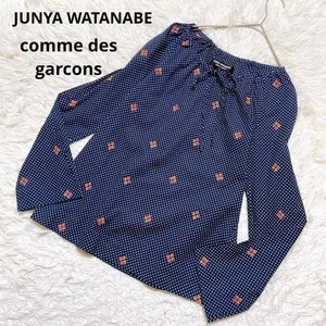 Junya Watanabe COMME des GARCONS Long Sleeve Blouse Polka Dots Floral Size JP-M - Picture 1 of 13
