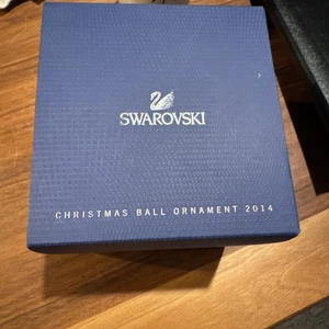 Swarovski 5059023 Christmas Crystal Ball Ornament - White - Picture 1 of 3