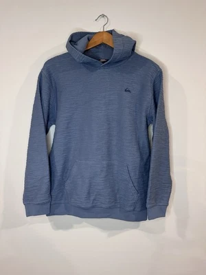 Moletom com capuz vintage Quiksilver Wave French Terry masculino grande Y2K skatista de surf 19”x22.5” - Imagem 1 de 4