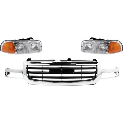 Parrilla para GMC Sierra 1500 Classic HD Truck Heavy Duty 2500 2003-2004 Foto 1 de 4