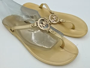 Michael Kors Shoes Womens Size 9 Jelly Flip Flop Sandals Summer Beach Casual - Picture 1 of 5