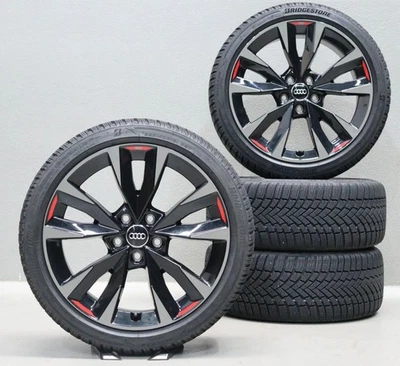Original Audi A3 S3 8Y 18 Zoll Zoll Winterreifen Winterräder 8Y0071498 +7mm. - Bild 1 von 4