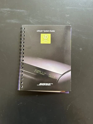 Bose AV38 AV48 Lifestyle uMusic System Guía del Propietario Manual Foto 1 de 4