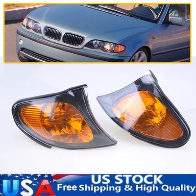 Par de luces de señal de giro amarillas para BMW SERIE 3 E46 2002-2005 sedán Foto 1 de 4