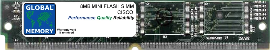 8MB FLASH SIMM CISCO ( MEM-8F-AS53,MEM-8BF-AS535,MEM-8BF-AS54,MEM-8BF-AS54HPX ) - Image 1 of 1