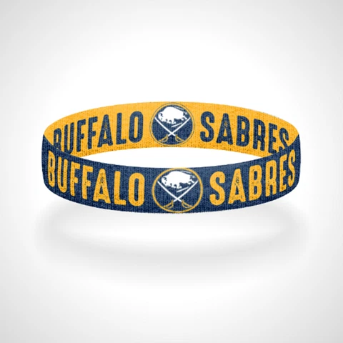 Reversible Buffalo Sabres Bracelet Wristband Go Sabres Bracelet Cover
