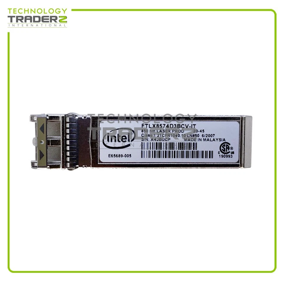FTLX8574D3BCV-IT Intel 10G MM Faser 300m 850nm LC Anschluss SFP+ Transceiver - Bild 1 von 1