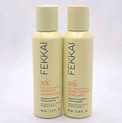 Fekkai Full Blown Volume Weightless Amplifier 2 PC Shampoo + Conditioner 2oz Per - Image 1 of 4