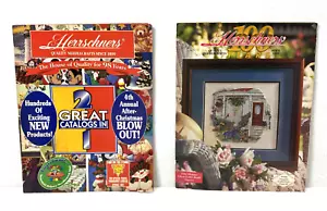 Spring 1997 & 1999 Herrschner's Needlecrafts Hobby Craft Paper Catalog Lot of 2 - Foto 1 di 8