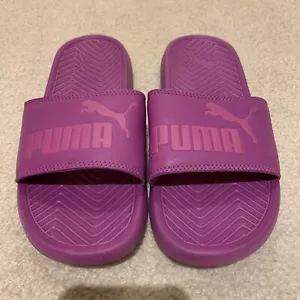 Puma Purple Slides Slipper Water Shoes Womens UK Size 5 US 7 Beach Sandals - Picture 1 of 11