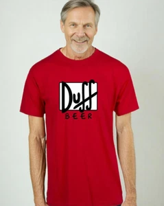 MEN WOMENS TEE TSHIRT UNISEX DUFF DRINK PUB BEER BOYS NIGHT MAN CHRISTMAS GIFT - Picture 1 of 7