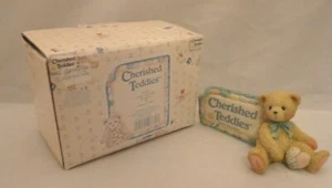 1991 Enesco CHERISHED TEDDIES Store Signage Plaque 951005 w/BOX ! - Picture 1 of 6