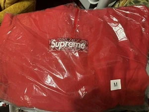 Sudadera con Capucha Supreme Bandana Logo Box Roja Talla Mediana Deadstock - Imagen 1 de 1