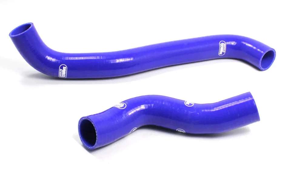 SAMCO Sport BLUE Coolant Hose Kit | TCS64C | Fits 1986-1990 Mazda RX7 Turbo FC3S - Image 1 of 3