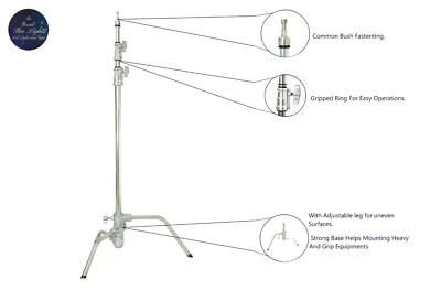 Soporte en C de acero inoxidable de alta resistencia TGSL doble elevación con base de tortuga Foto 1 de 4