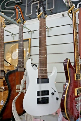 Ibanez RG8 8-String Electric Guitar (White) - Image 1 of 4