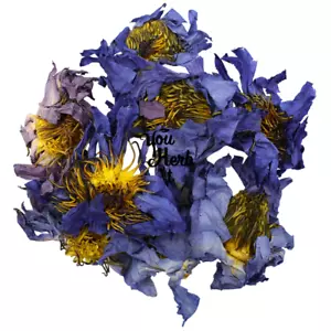 Tè di fiori interi essiccati al loto blu 300 g - 1,95 kg - Nymphaea Caerulea - Foto 1 di 3