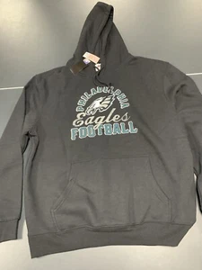 Philadelphia Eagles Mens Hoodie Size X-Large Majestic Therma Sweatshirt Hurts - Picture 1 of 12