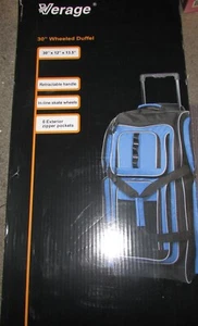 Verage 30" wheeled Blue/Black duffel NEW in box - Picture 1 of 1