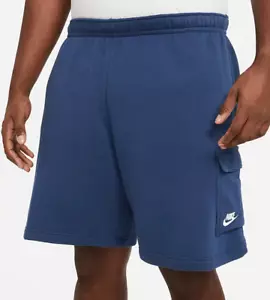 Nike SB Sweat Shorts Jogger Cargo Navy Blue White - Picture 1 of 1