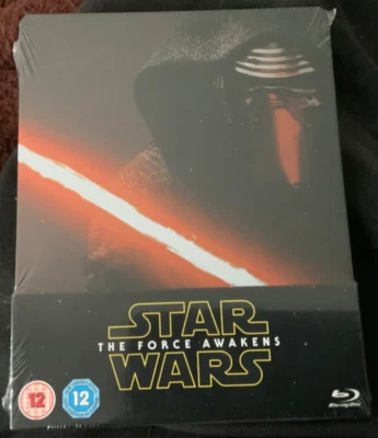 STAR WARS: EPISODE VII - THE FORCE AWAKENS (2015) BLU RAY STEELBOOK * NEW SEALED - Image 1 of 2